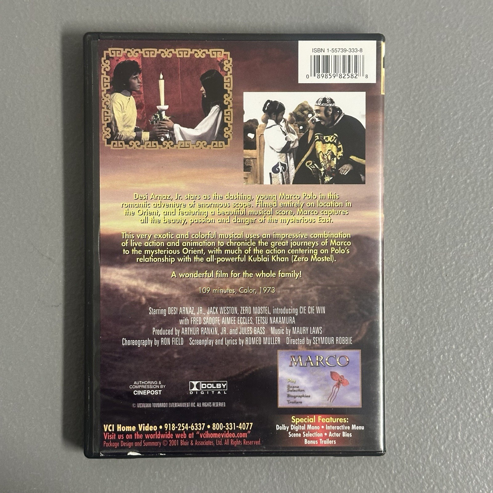 Marco, DVD NTSC, Widescreen, Color Movie Desi Arnaz Jr. Zero Mostel