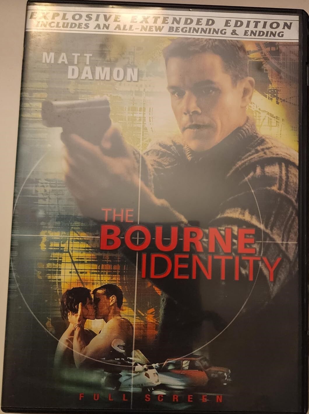 Bourne Identity extended edition (FS DVD)- You Can CHOOSE WITH OR WITHOUT A CASE