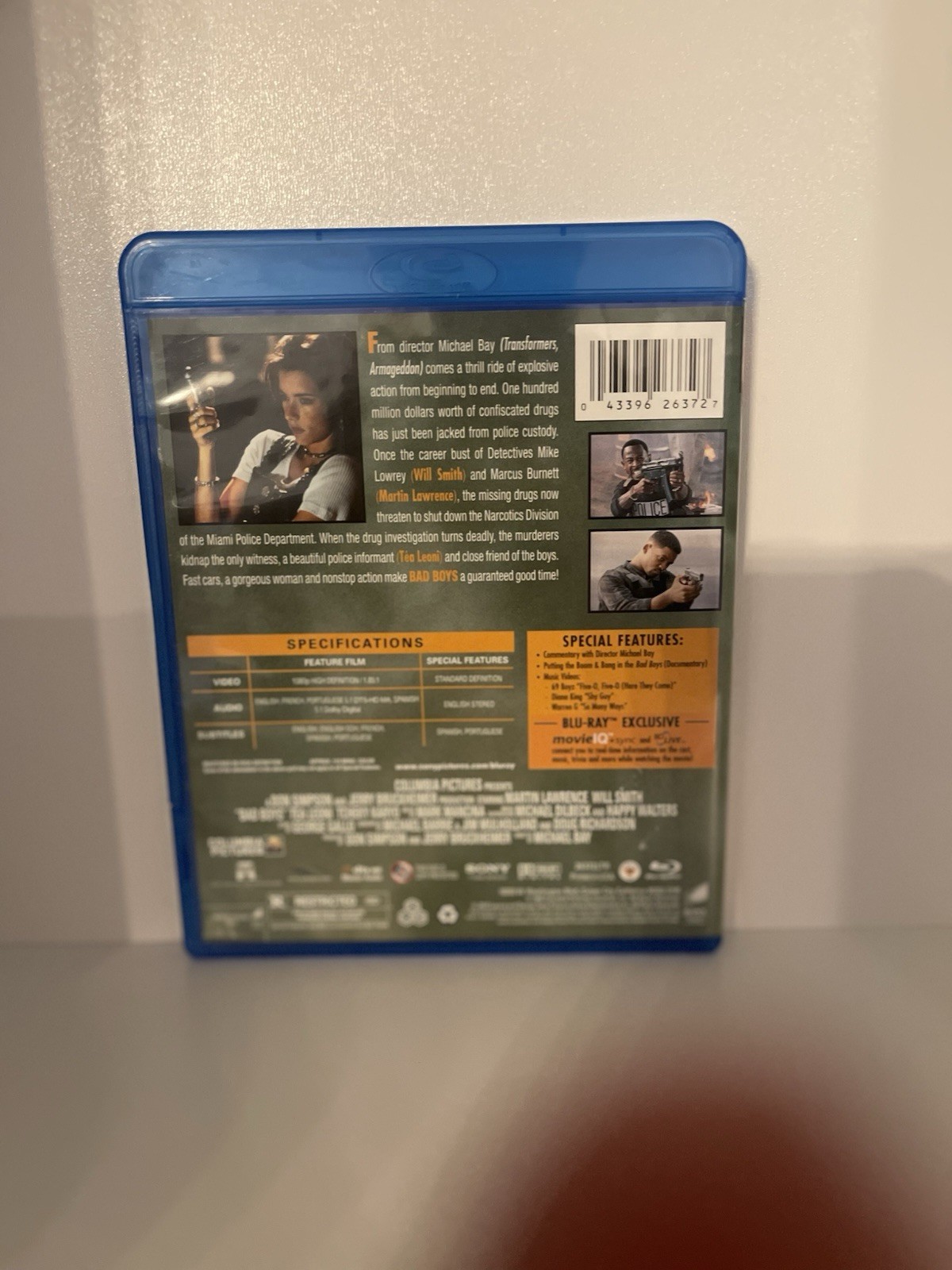 Bad Boys R Blu-ray Disc Martin Lawrence Will Smith Michael Bay Movie