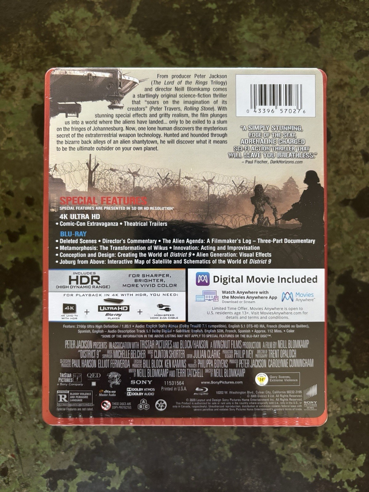District 9 4K Best Buy Exclusive SteelBook (4K + Blu-ray + Digital) NEW | DENT