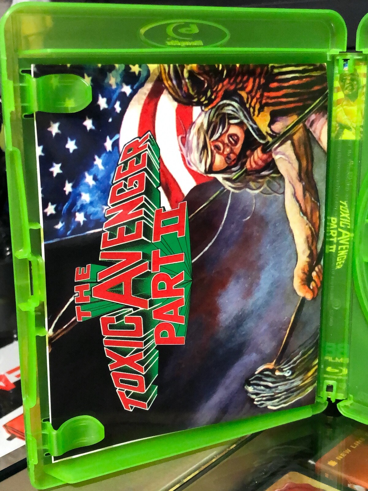 The Toxic Avenger Part 2 With Foldout Poster (Blu-ray) 88 FILMS! ALL ZONE! NEW!