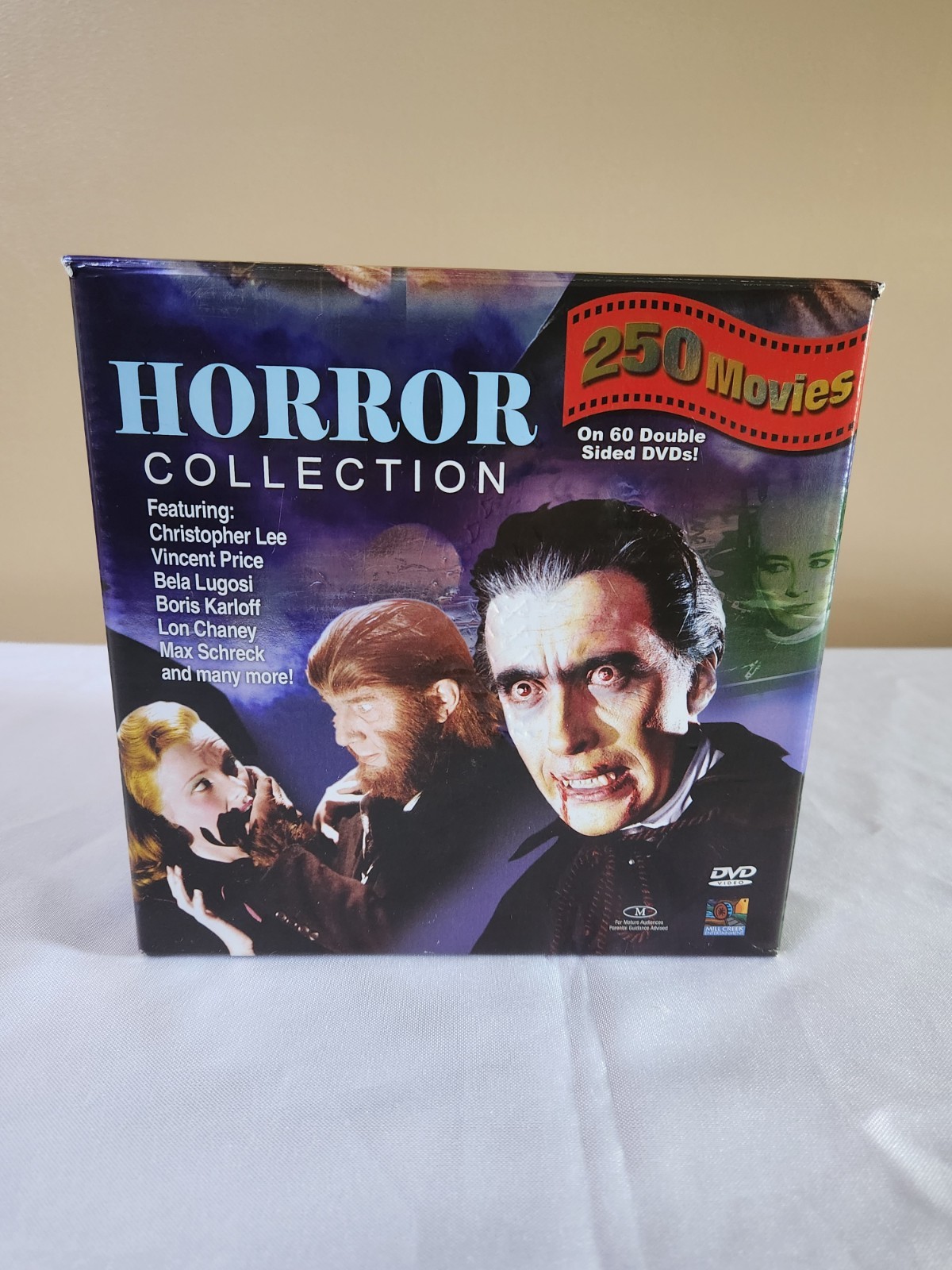 Horror Collection 240 Movies 57 DVD’s 4 Movies On Each Disc VGC See Description!