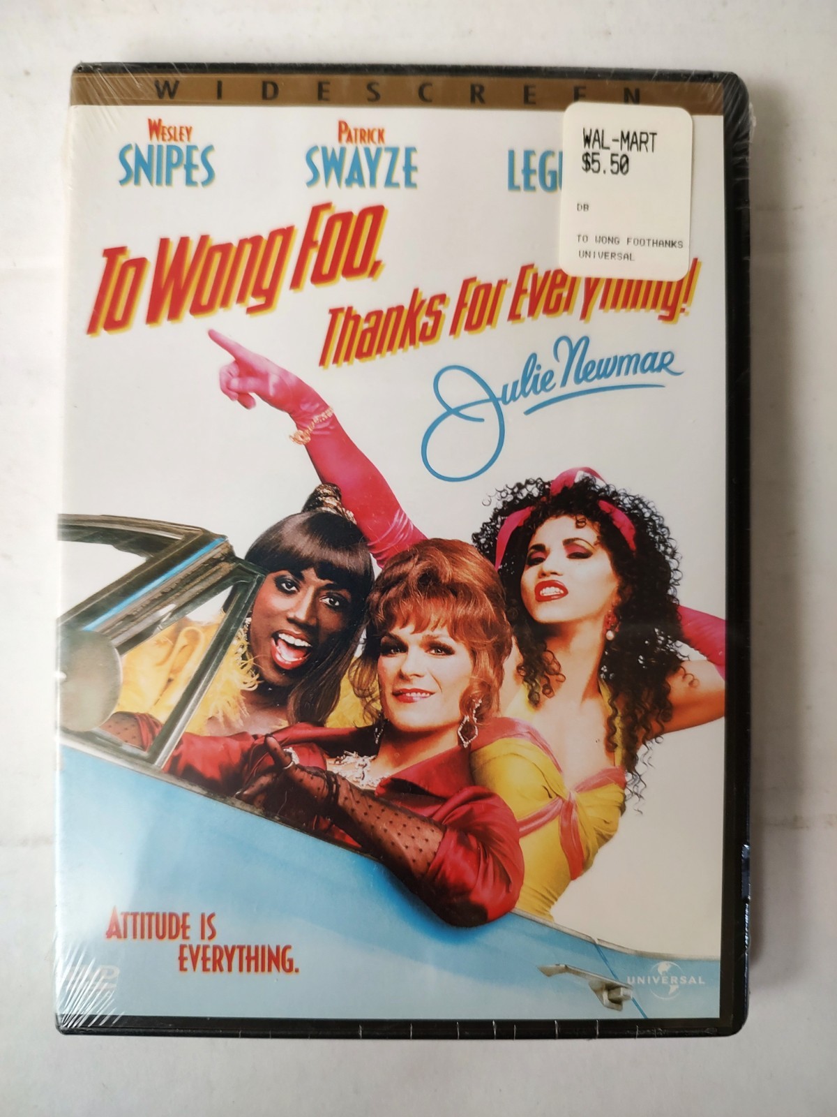 To Wong Foo, Thanks for Everything (dvd widescreen) Patrick Swayze BRAND NEW