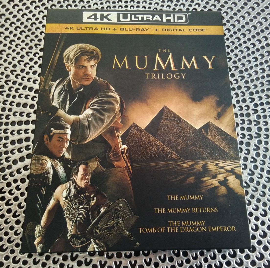 4k slipbox only The Mummy Trilogy (2023) no disc or additional content *read*