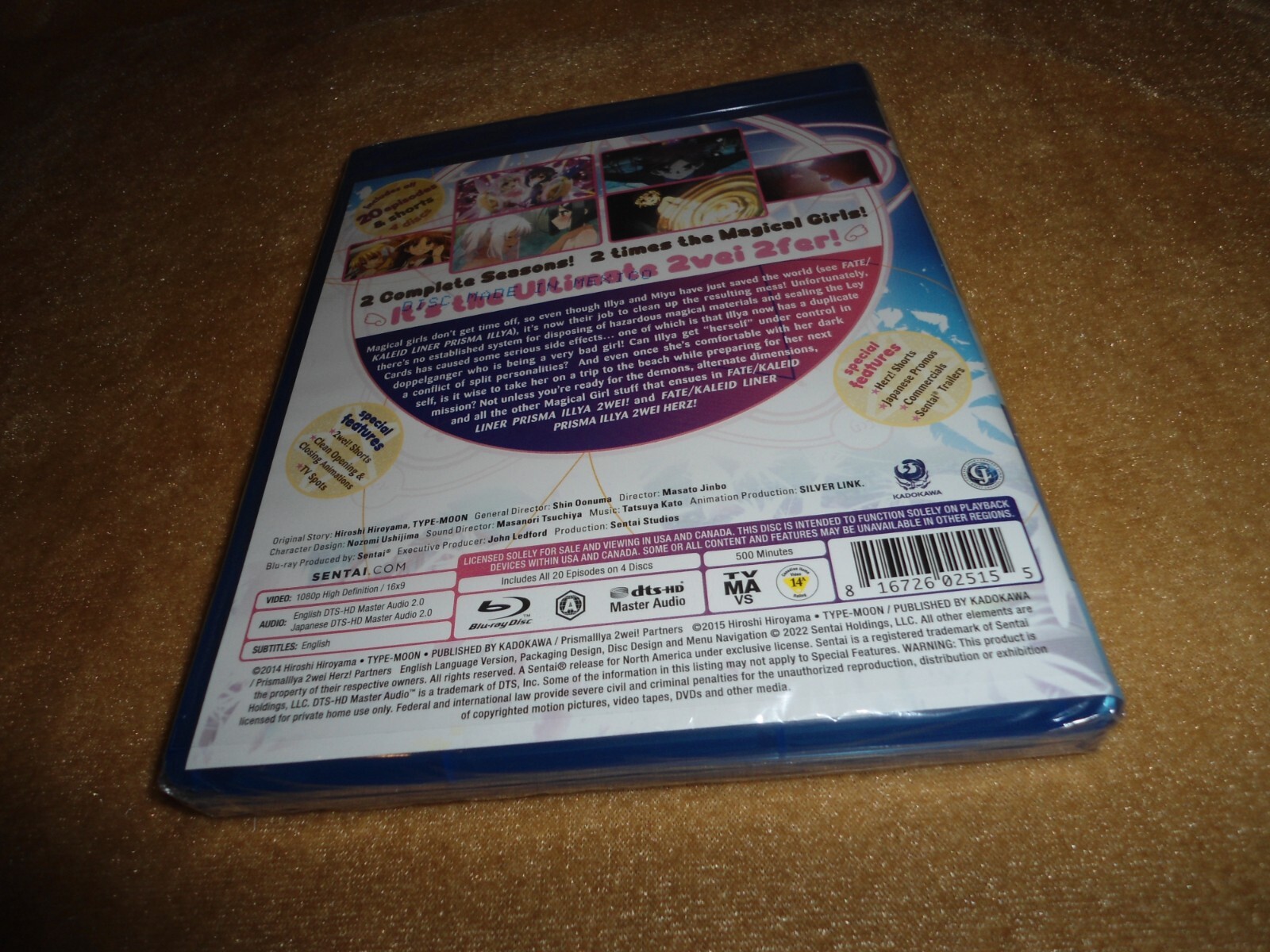 Fate/Kaleid Liner: Prisma Illya 2wei!/Prisma Illya 2wei Herz! [4 BD] PLS C NOTE