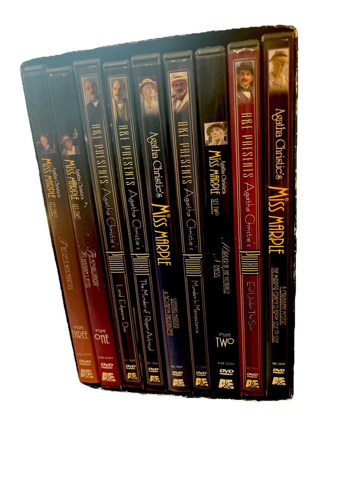 Agatha Christie MegaSet–Nine DVD’s (5 Miss Marple, 9 H. Poirot–13 mysteries!)