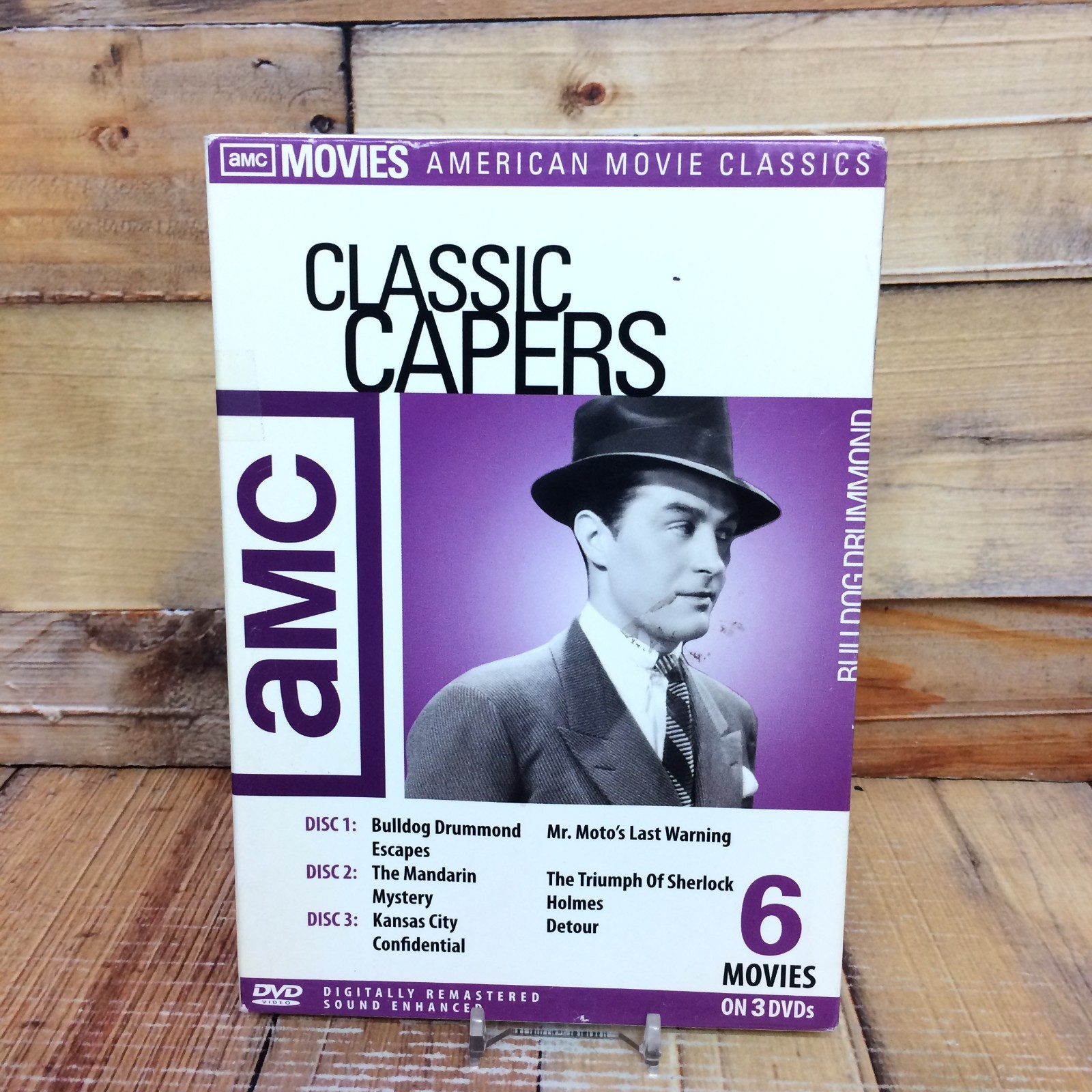 AMC Classic Capers 6 Movies 3 DVD Set Used Classic Film Collection