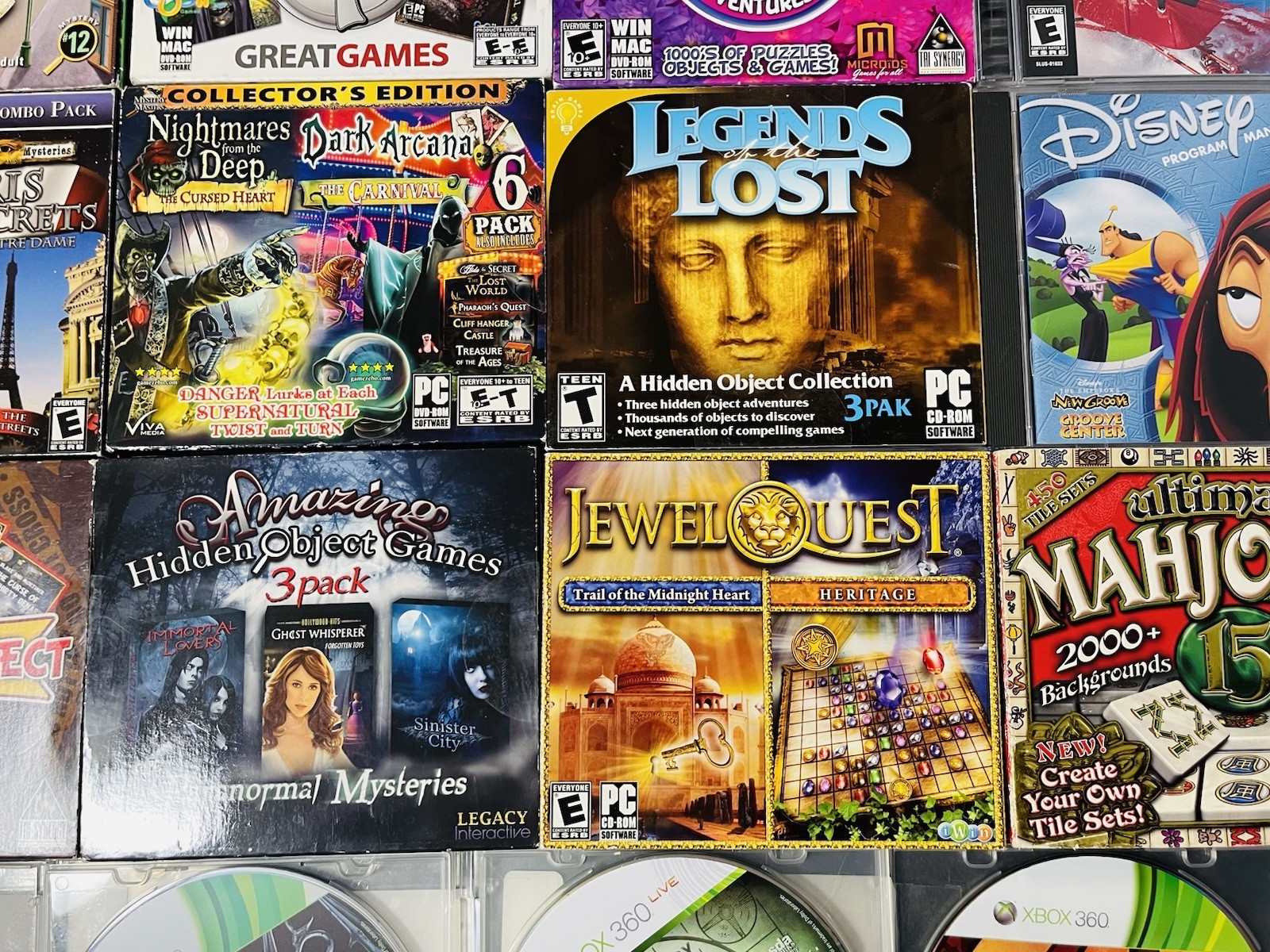 500 Wholesale Random Media Pieces : DVDs, Video Games : PC, XBOX +, CDs, Blu Ray