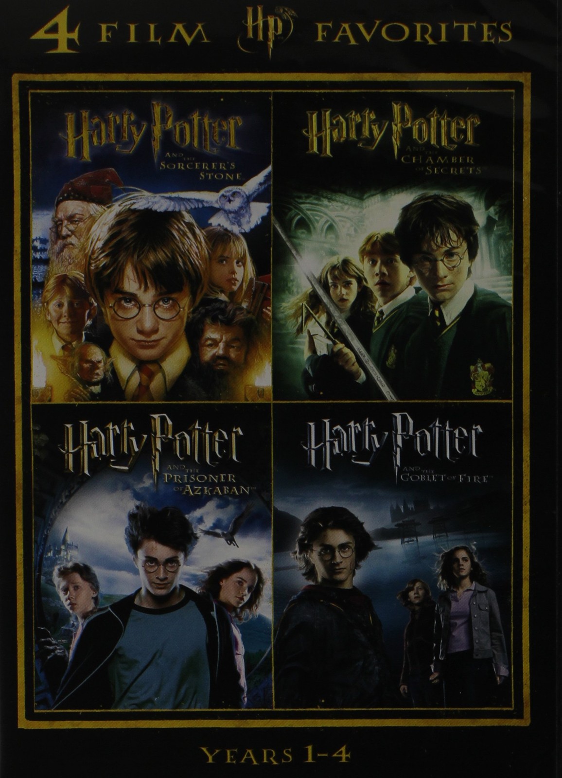 Harry Potter Years 1-4: Sorcerer’s Stone / Chamber of Secrets / Prisoner of …