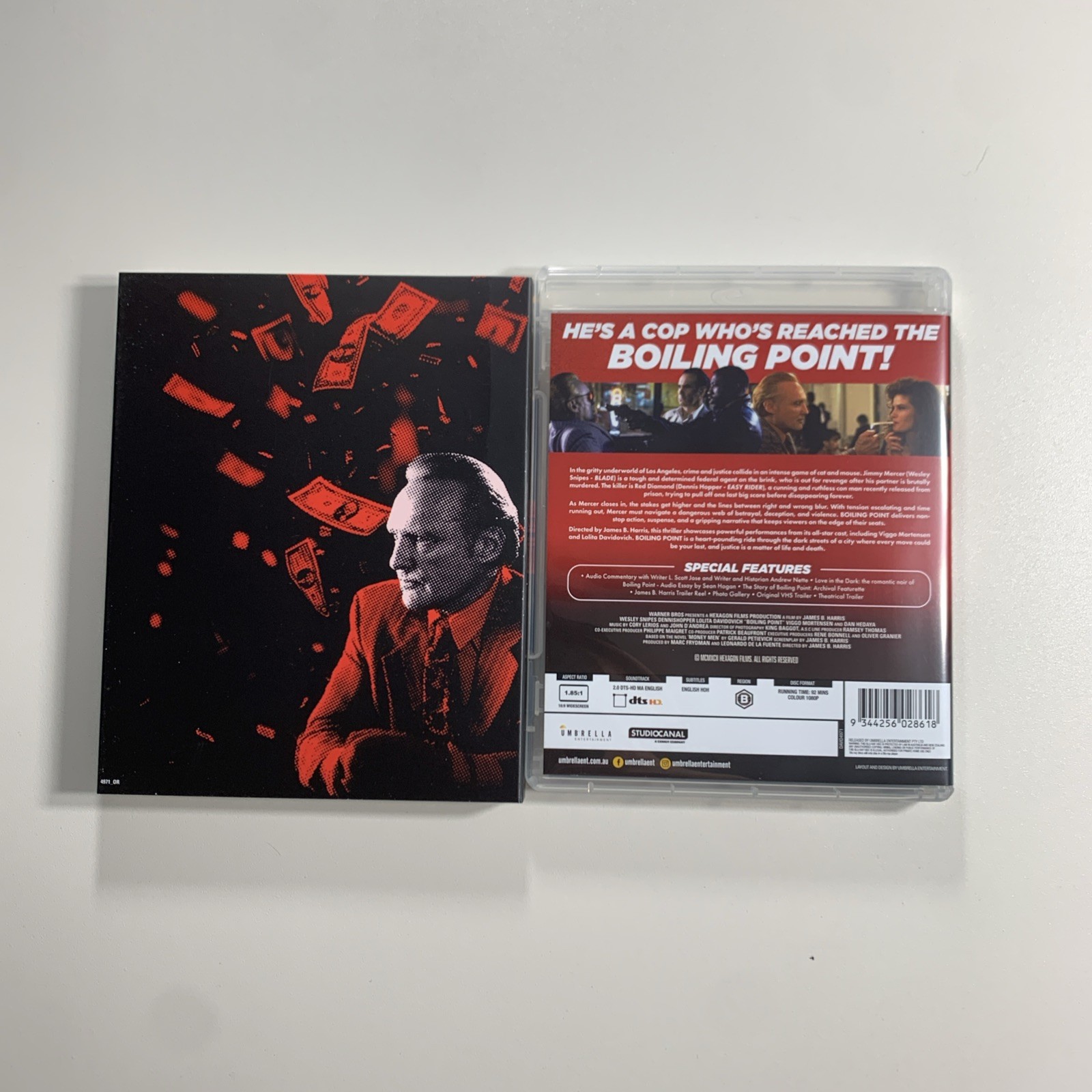 Boiling Point (1993) Umbrella Ent Limited Blu-ray w Slip – Region B