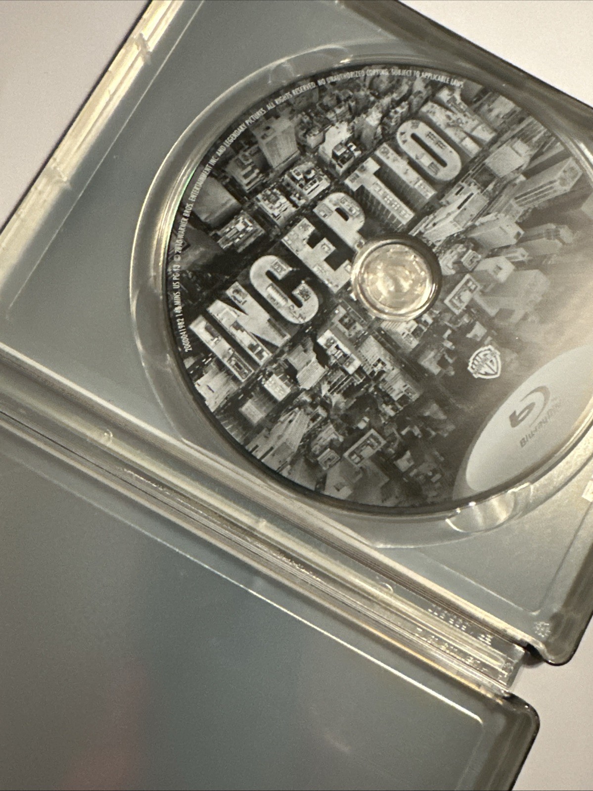 Inception Blu-ray Steelbook Leonardo DiCaprio Action Thriller Christopher Nolan