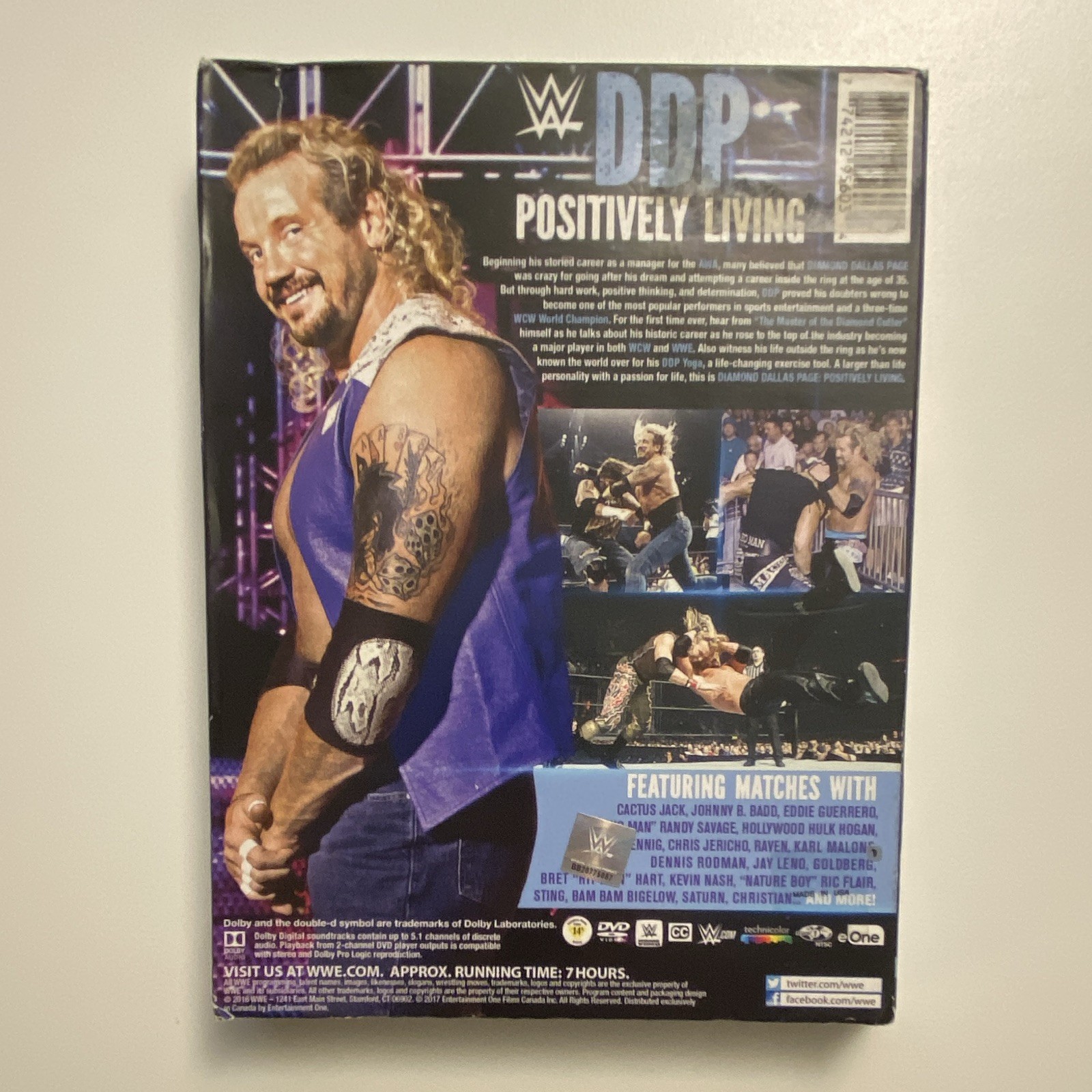 WWE: Diamond Dallas Page – Positively Living (DVD, 2017, 3-Disc Set)