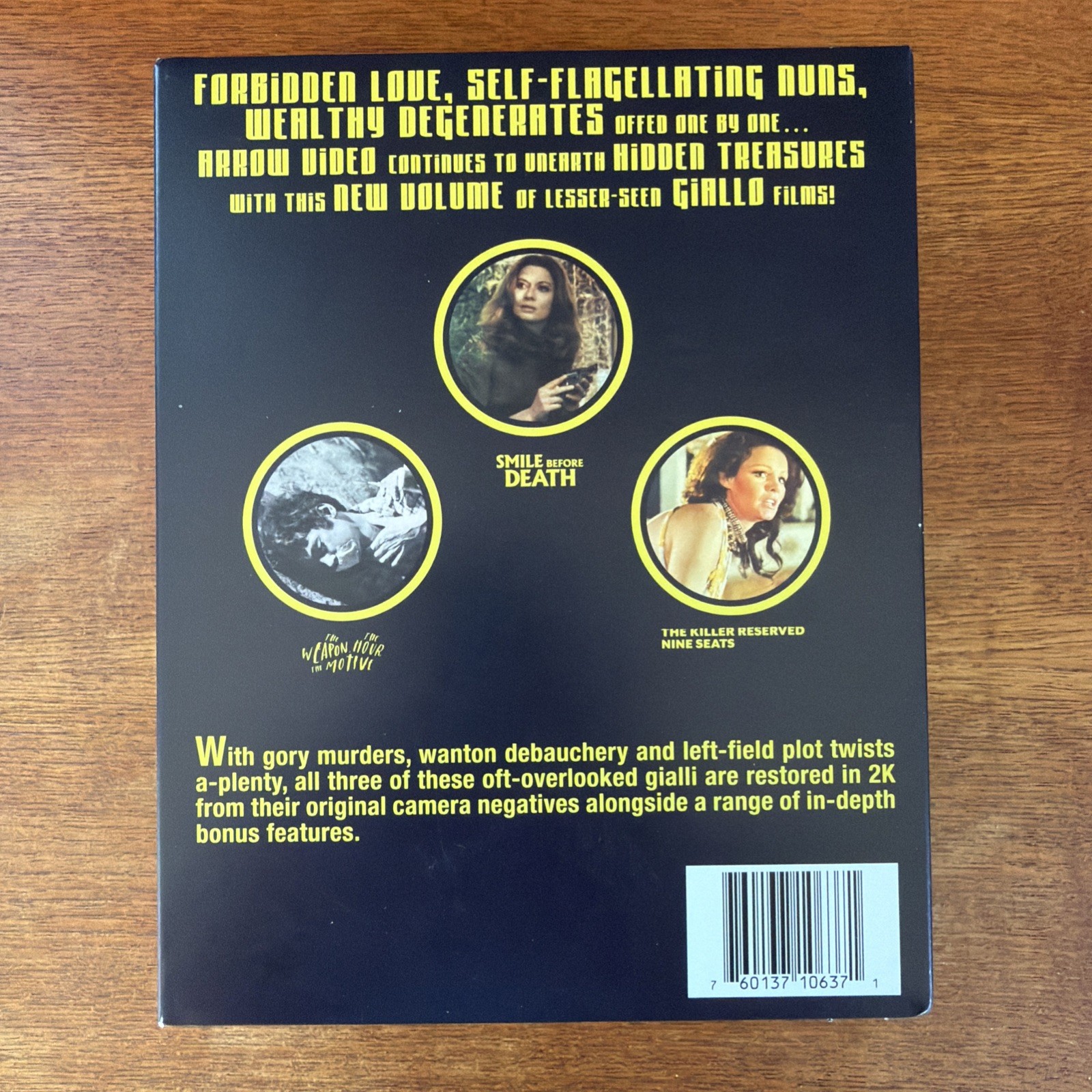 Giallo Essentials: Black Edition (Arrow Video, Blu-ray, Box Set, three movies)