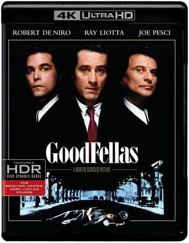 Goodfellas (1990) (4K Ultra HD) (4K UHD Blu-ray) Robert De Niro Ray Liotta