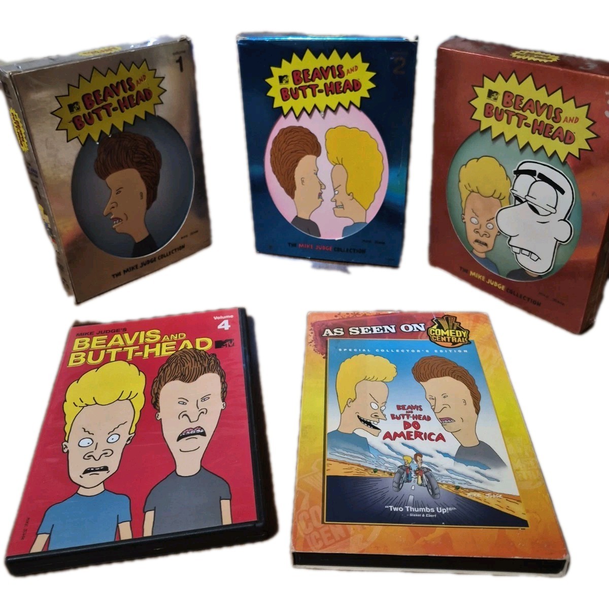 Beavis and Butt-Head The Mike Judge Collection Volumes 1, 2, 3 & 4 + Do America