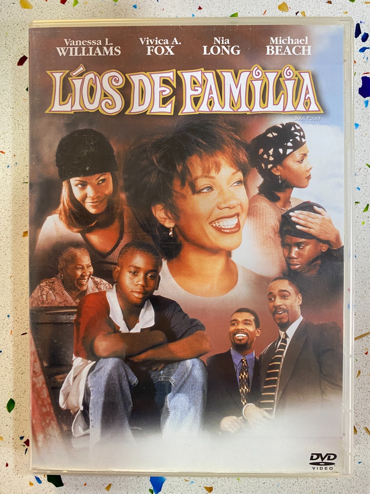 Family Ties DVD Vanessa L. Williams Fox Spanish English French German Italian