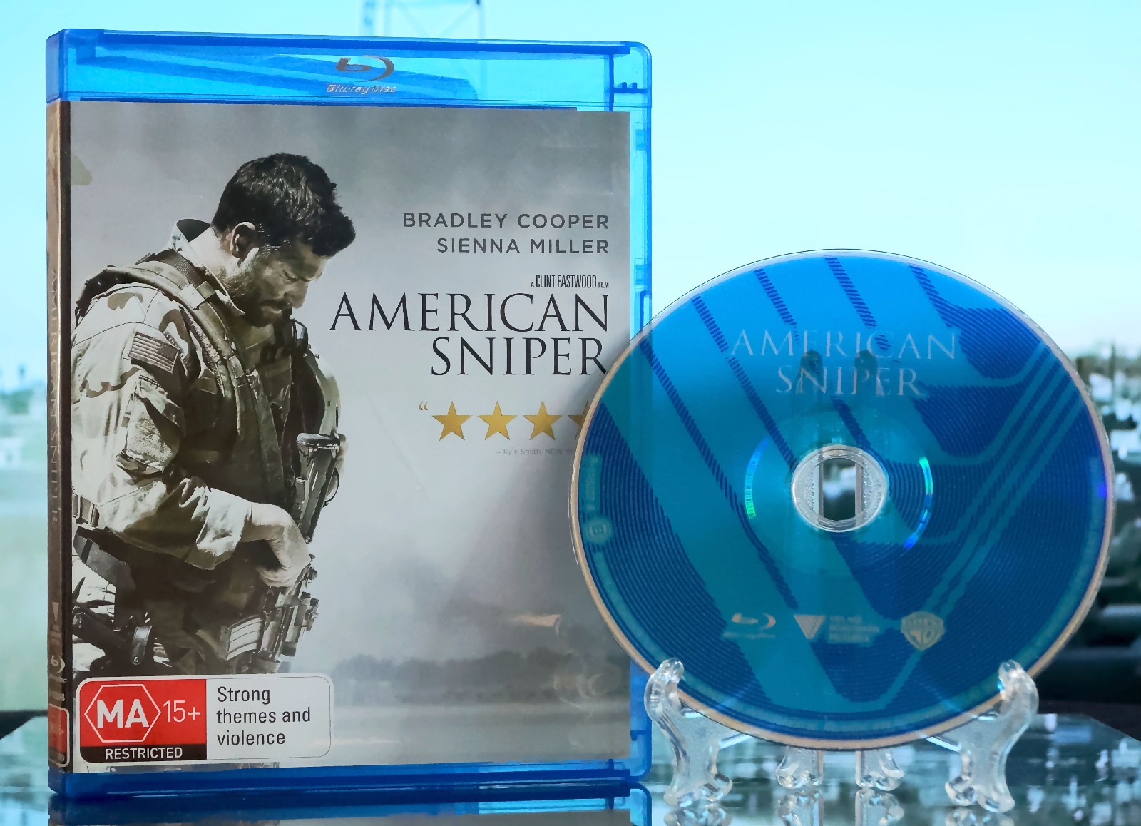 American Sniper Blu-Ray Movie Region B by Village Roadshow [PAL][Tested]