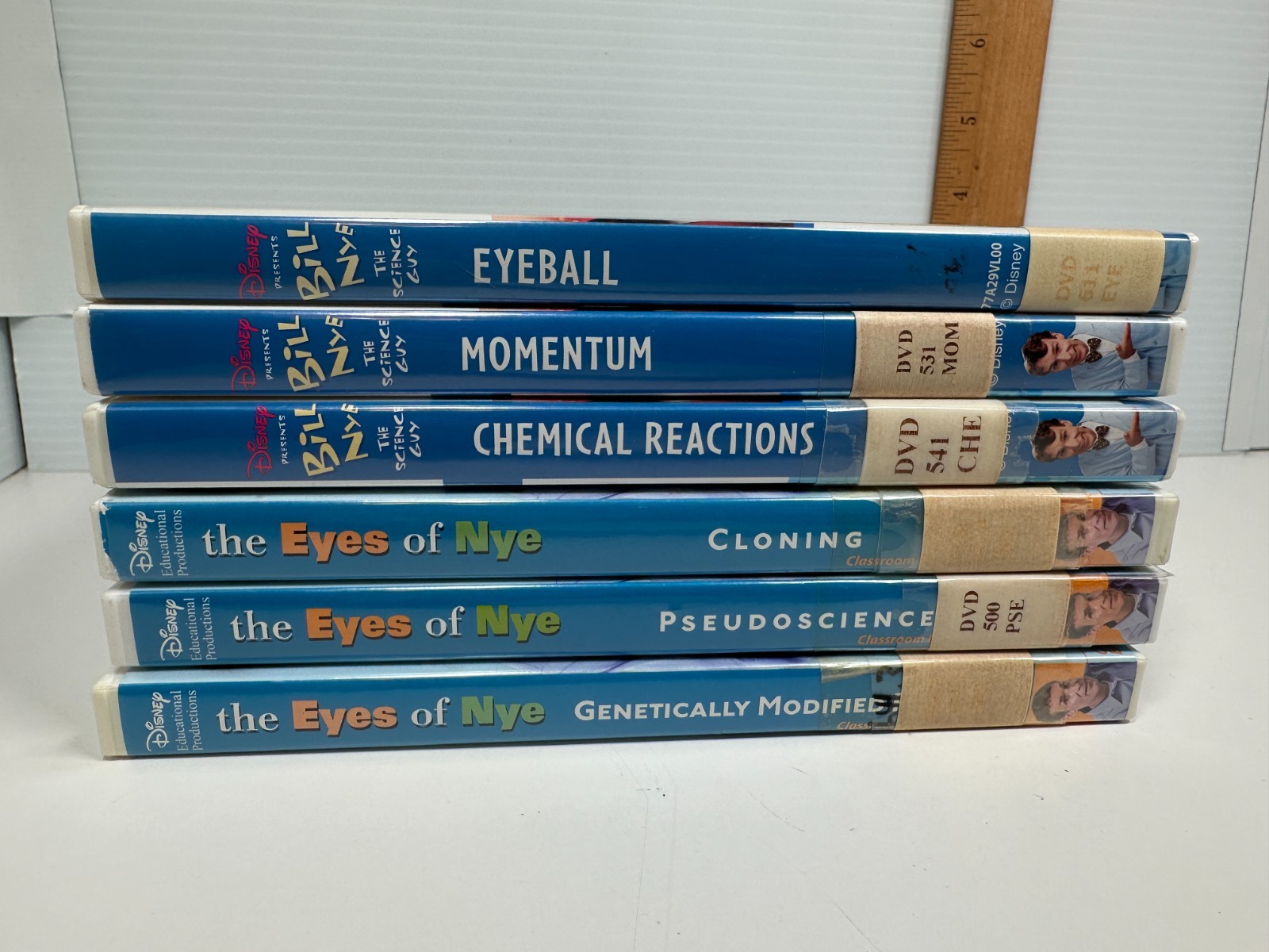 Bill Nye Eyeball Momentum Chemical Reactions Cloning Pseudoscience DVD’s