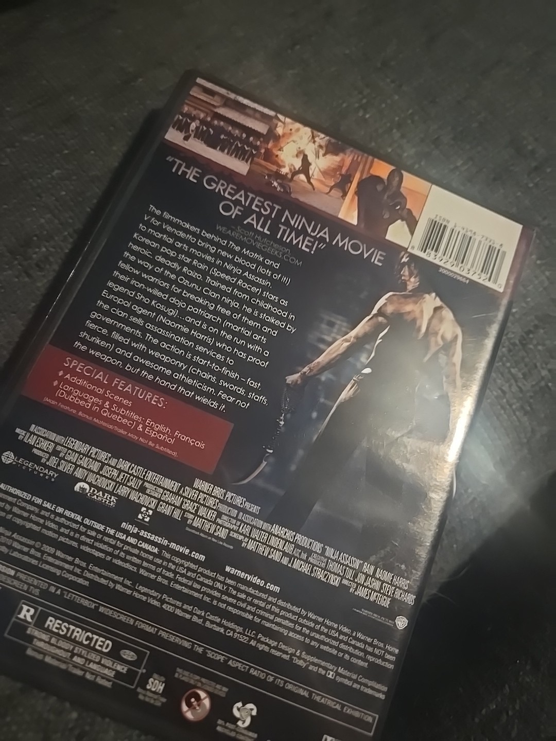 Ninja Assassin (DVD, 2009)