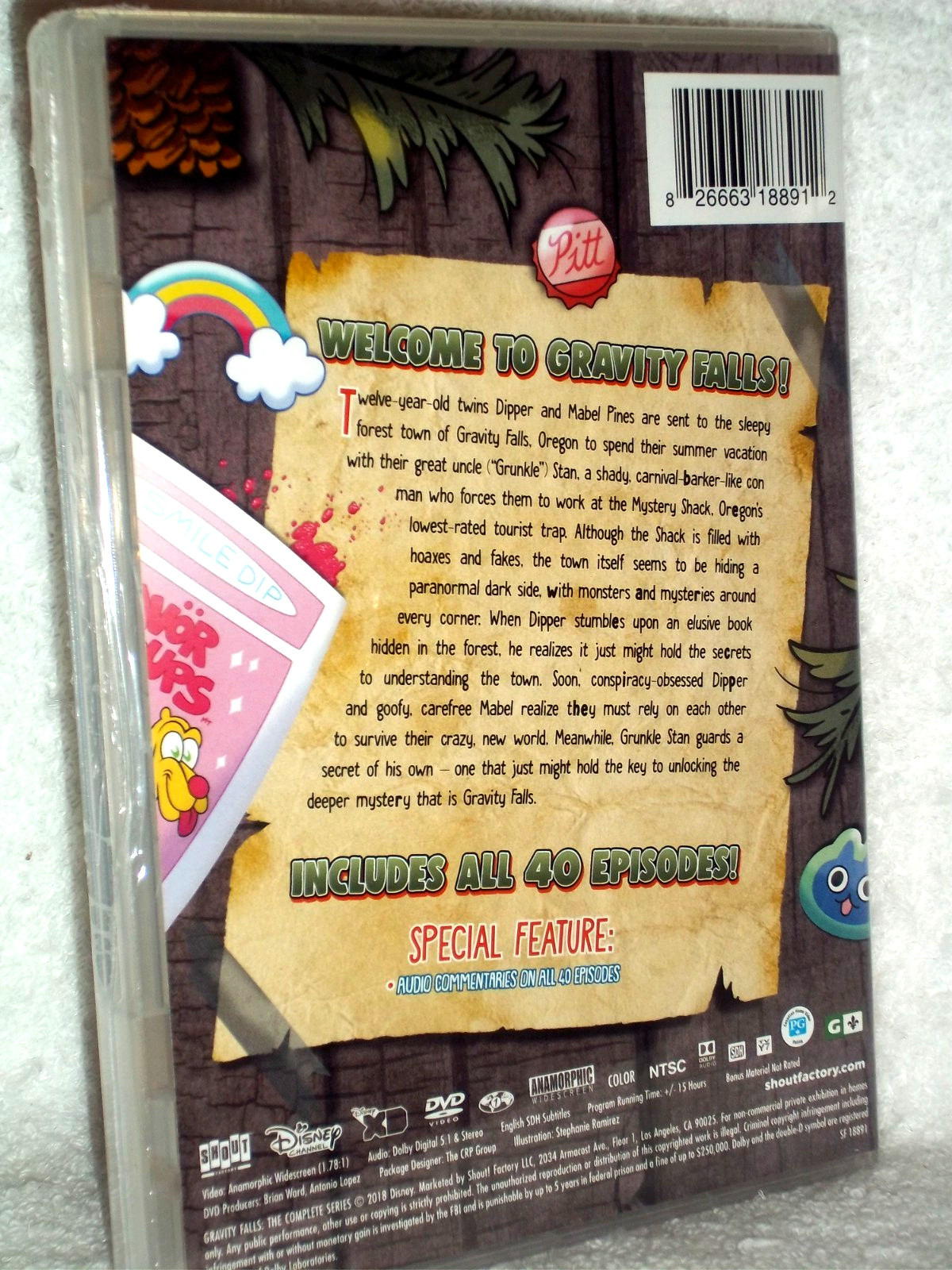 Gravity Falls: The Complete Series (DVD, 2017, 7-Disc) animated comedy series