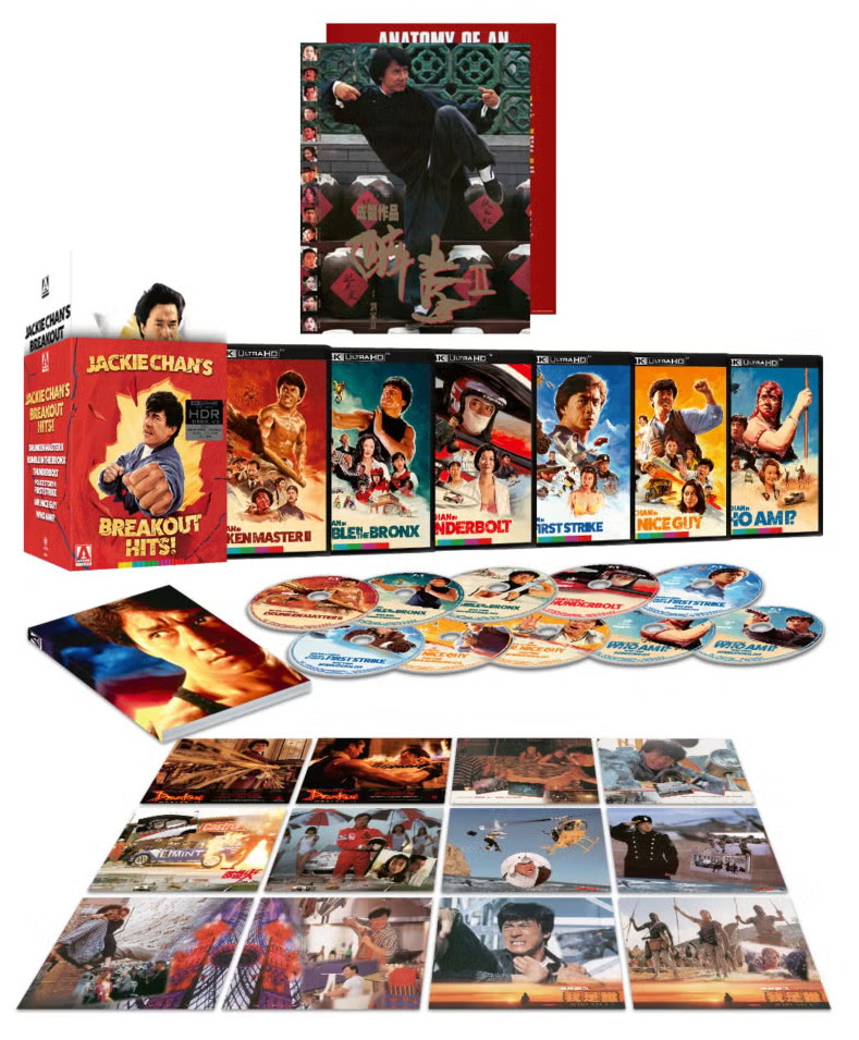 JACKIE CHAN’S BREAKOUT HITS Arrow Video 4K Ultra HD Blu Ray Box Set NEW SEALED