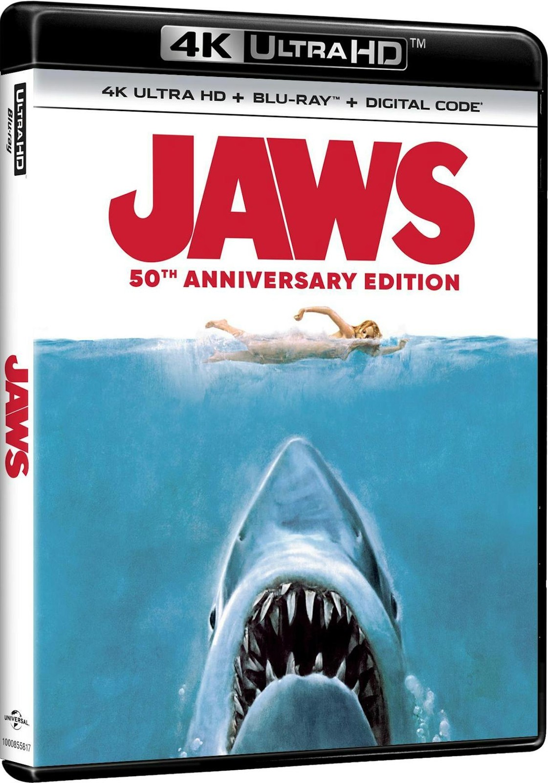 Jaws 50th Anniversary 4K UHD Blu-ray NEW