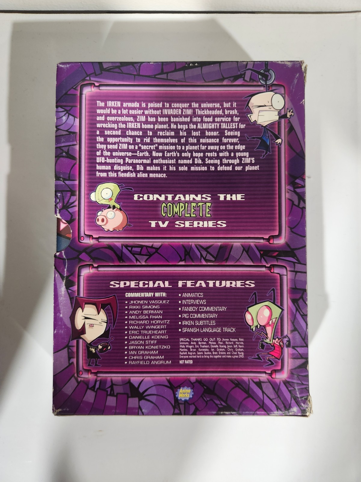 Invader Zim Complete Invasion DVD Box Set Nickelodeon Rare OOP Media Blasters