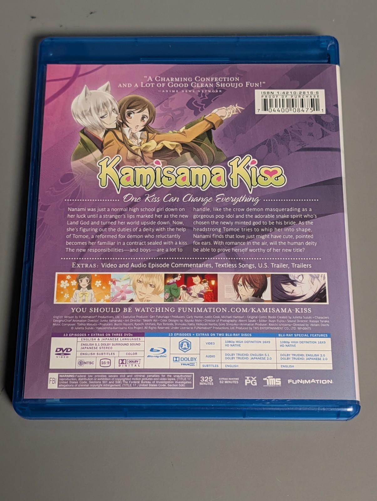 *KAMISAMA KISS* SEASON 1 5-DISC BLU-RAY/DVD SET ANIME OOP LIKE NEW