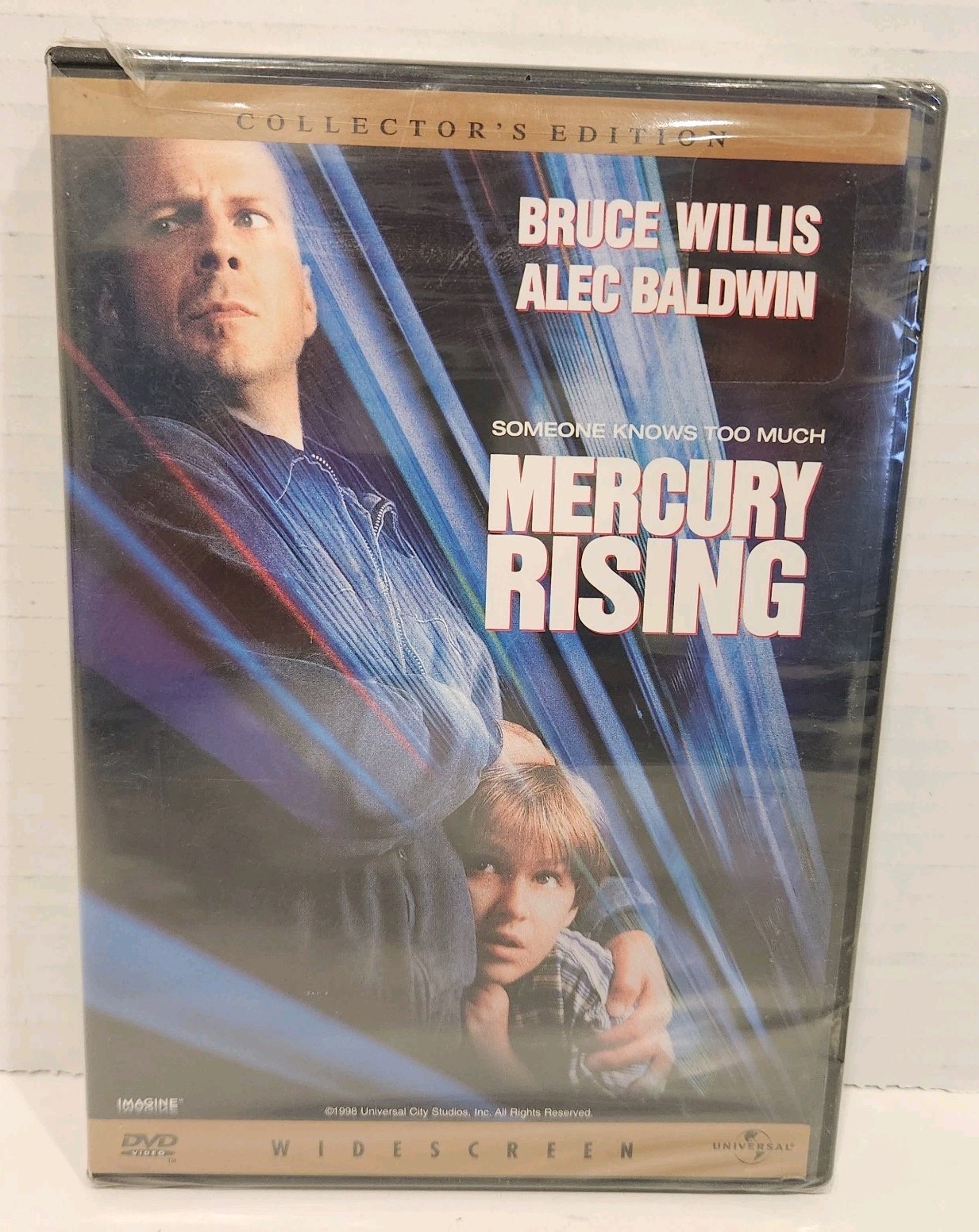 Mercury Rising (DVD 1999 WS) R Action Adventure Bruce Willis Alec Baldwin NEW