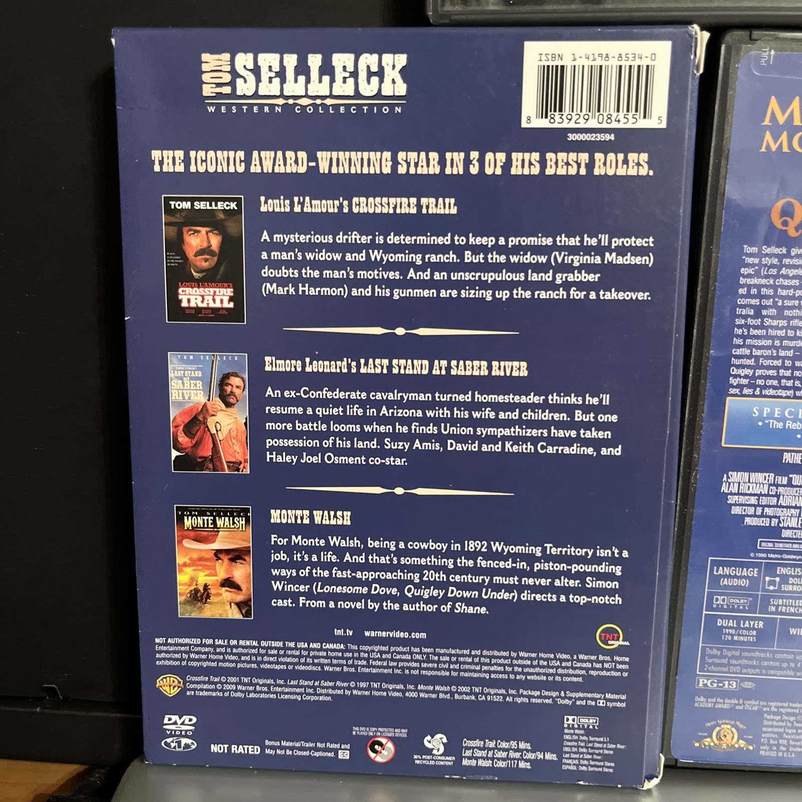 TOM SELLECK 7 movies w bonus Rob Roy 5 DVD LOT Like New