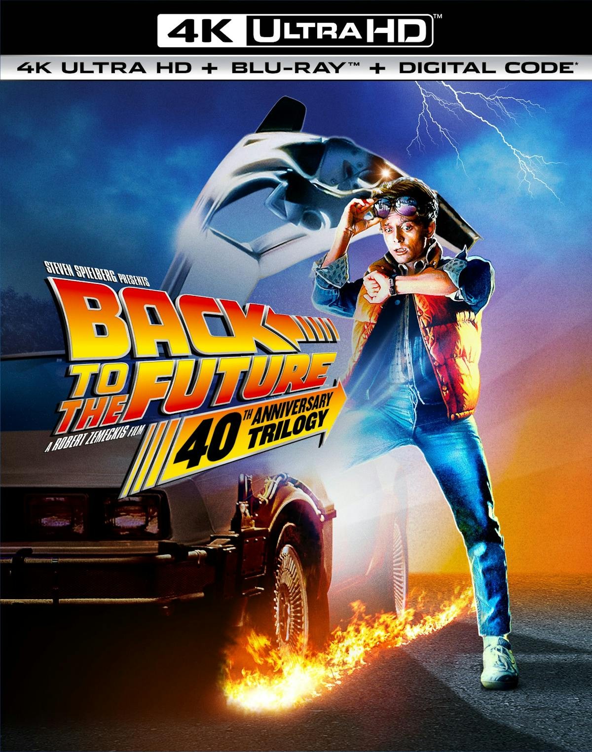 Back to the Future Trilogy – 40th Anniversary Edition 4K UHD Blu-ray NEW