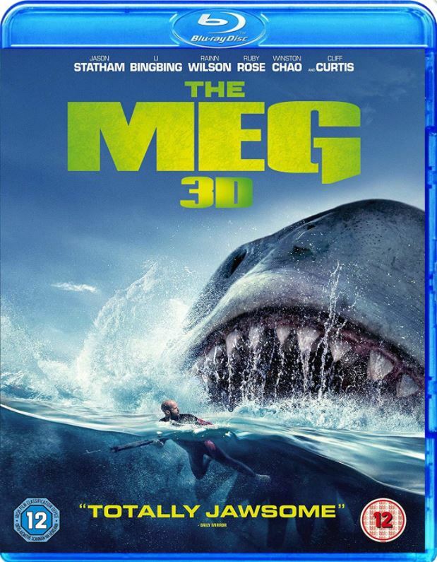 THE MEG (2018) Jason Statham 3D + 2D Blu-Ray BRAND NEW Free Ship
