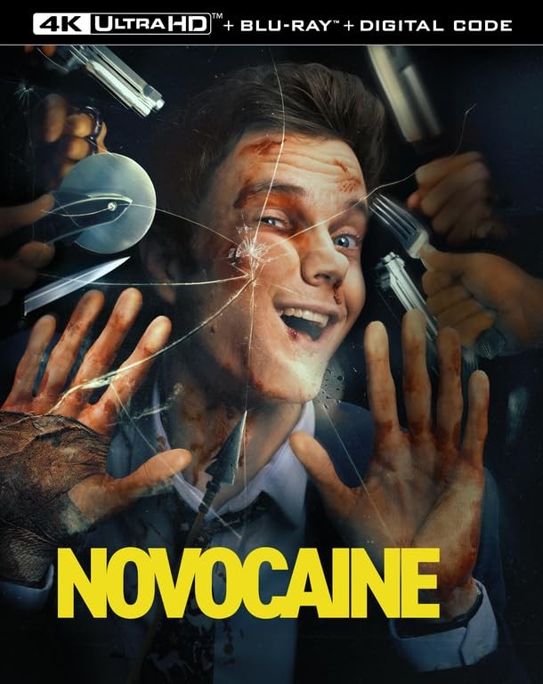 Novocaine (4K UHD Blu-ray) Amber Midthunder Betty Gabriel Jack Quaid Matt Walsh