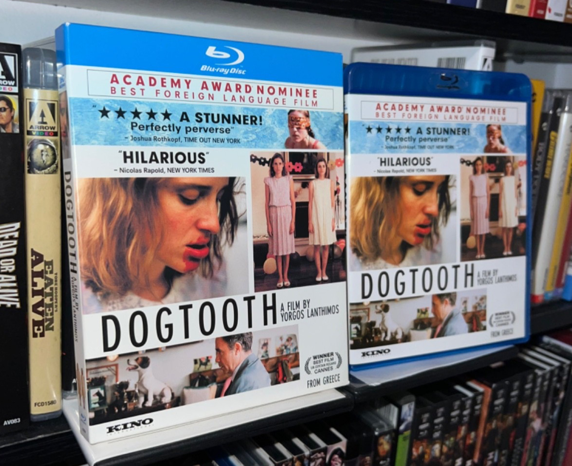 Dogtooth (Blu-ray Disc, 2011) Lanthimos Kino Lorber Out Of Print OOP Slipcover