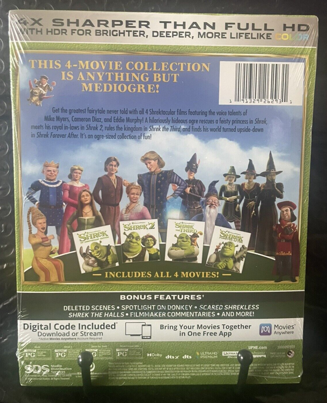 SHREK 4 MOVIE COLLECTION (4K UHD + SLIPCOVER + DIGITAL*)