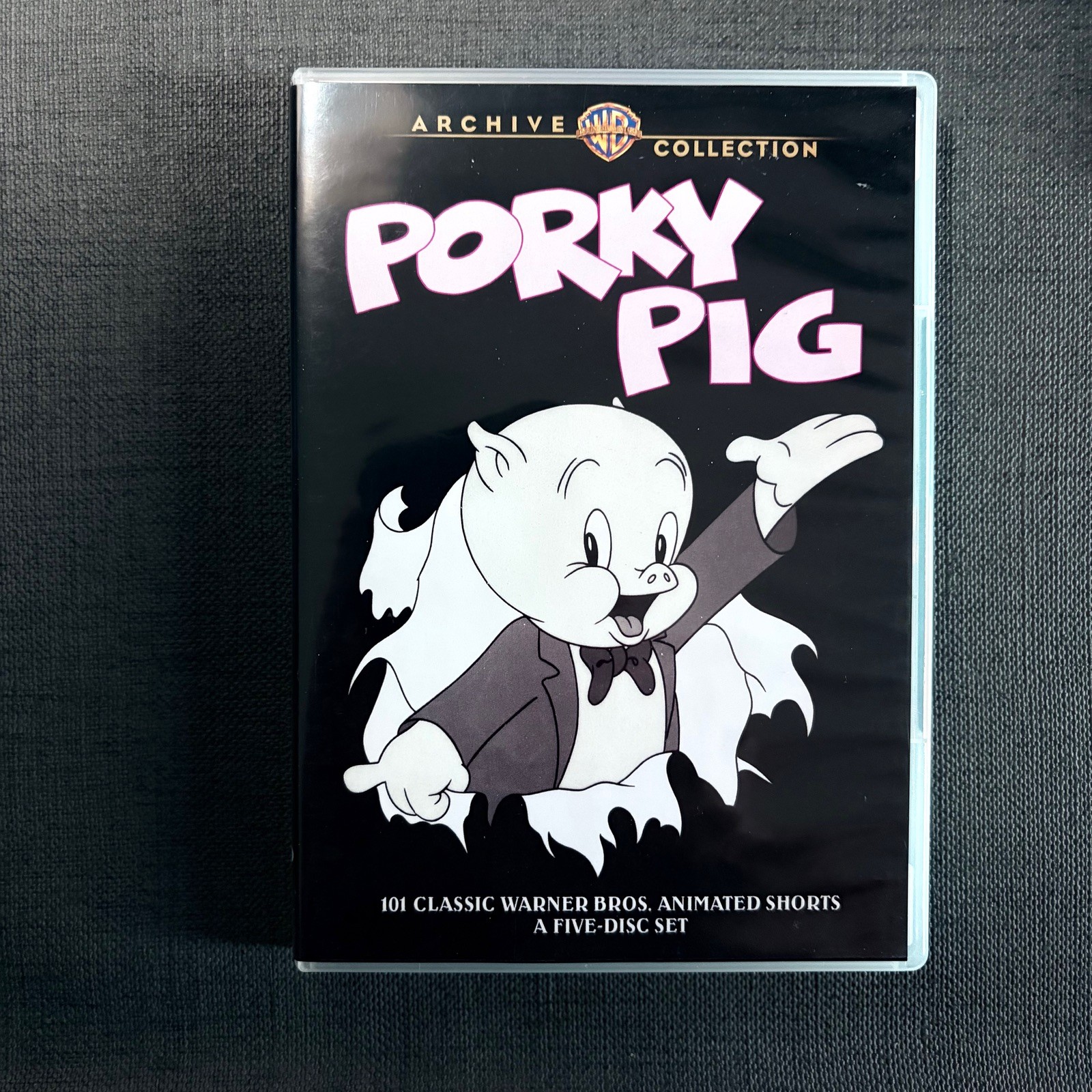 Porky Pig: 101 Classic Animated Shorts – 5 DVD Set – Pressed – Like New