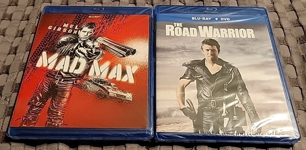 NEW Mad Max & The Road Warrior Blu-ray LOT Mel Gibson SEALED Dir: George Miller
