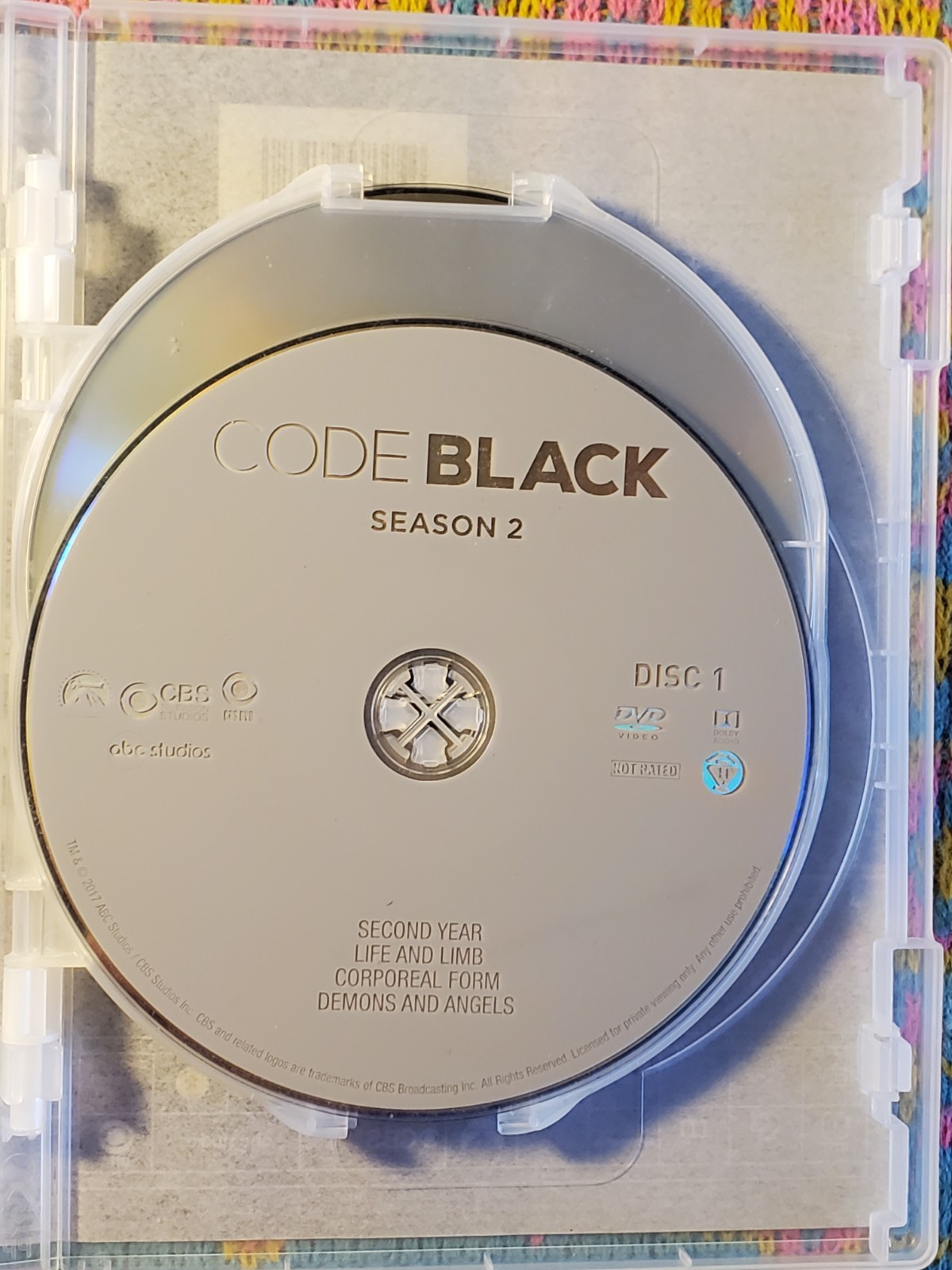 Code Black: Season 2 (DVD, 2016) 4-Disc Set CBS Medical Drama Seres TV Show Two