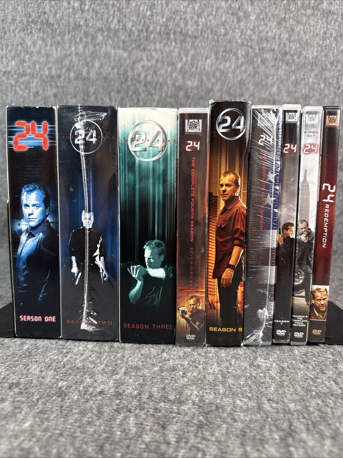 24 Complete Series Seasons 1-8 + Redemption DVD Lot S2 & S6 Sealed