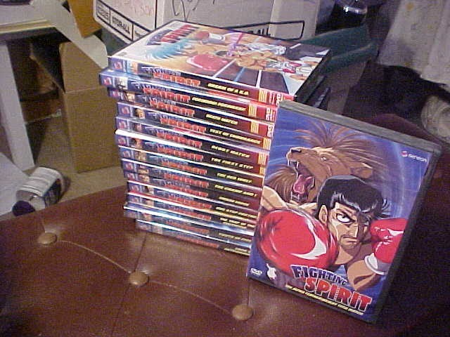 Fighting Spirt Anime DVD lot of 14 English/Japanese, English subtitles