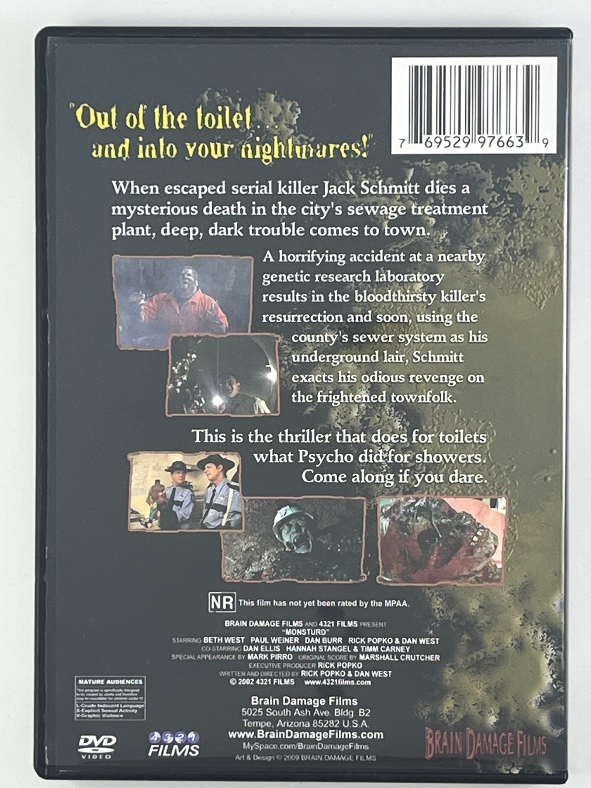 Monsturd DVD 2009 Horror Cult Classic
