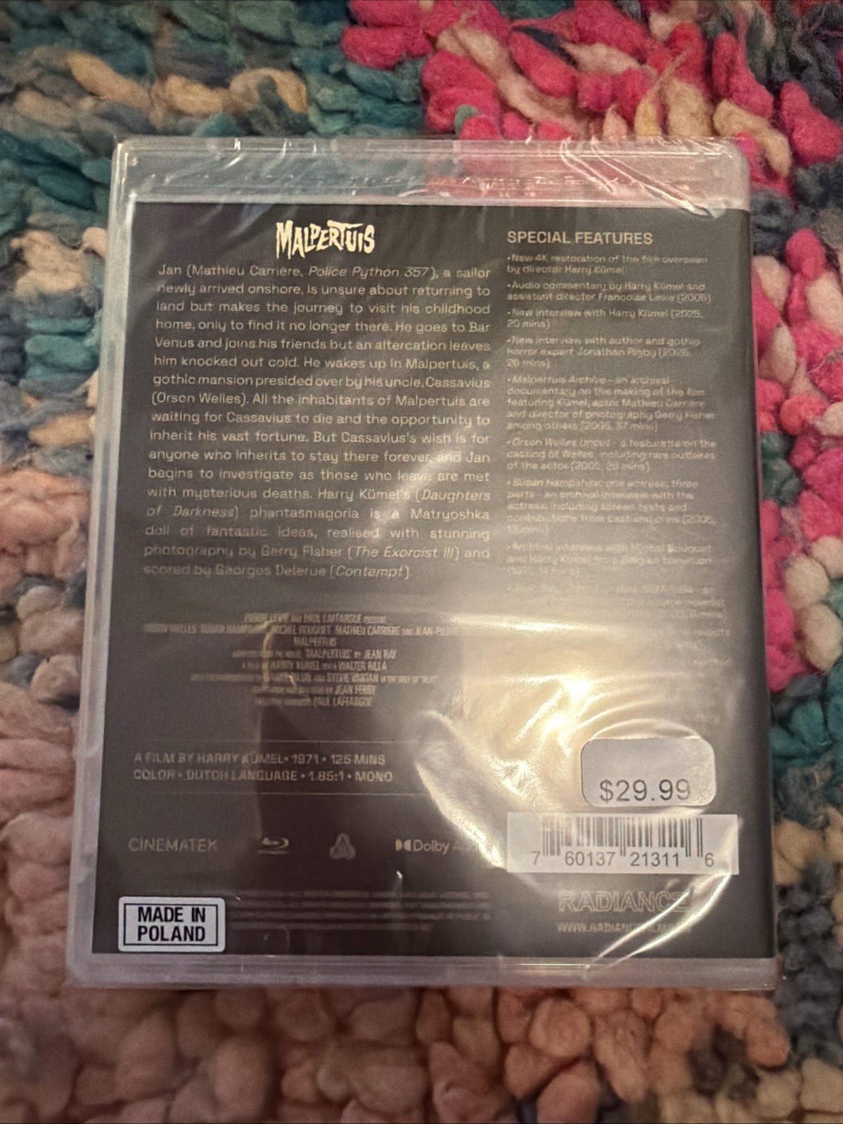 Malpertuis (1971) Radiance Films Blu-ray – NEW SEALED – OOP!