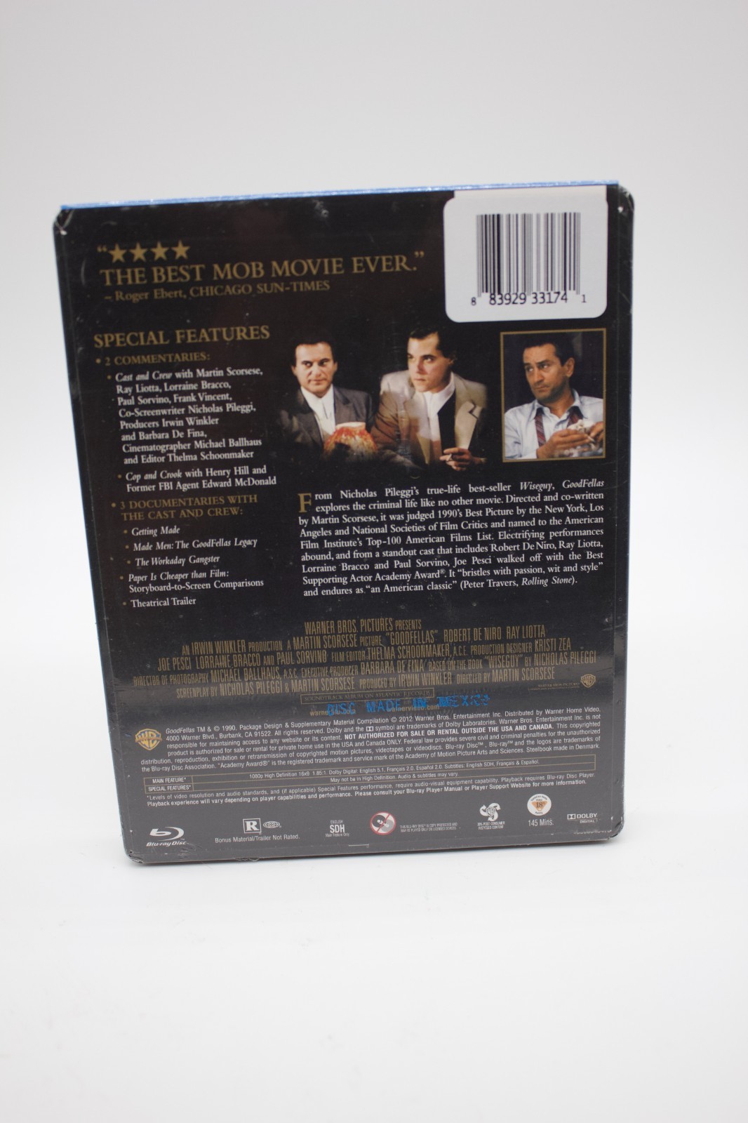 Goodfellas Blu-ray Disc Movie Martin Scorsese Brand New Factory Sealed