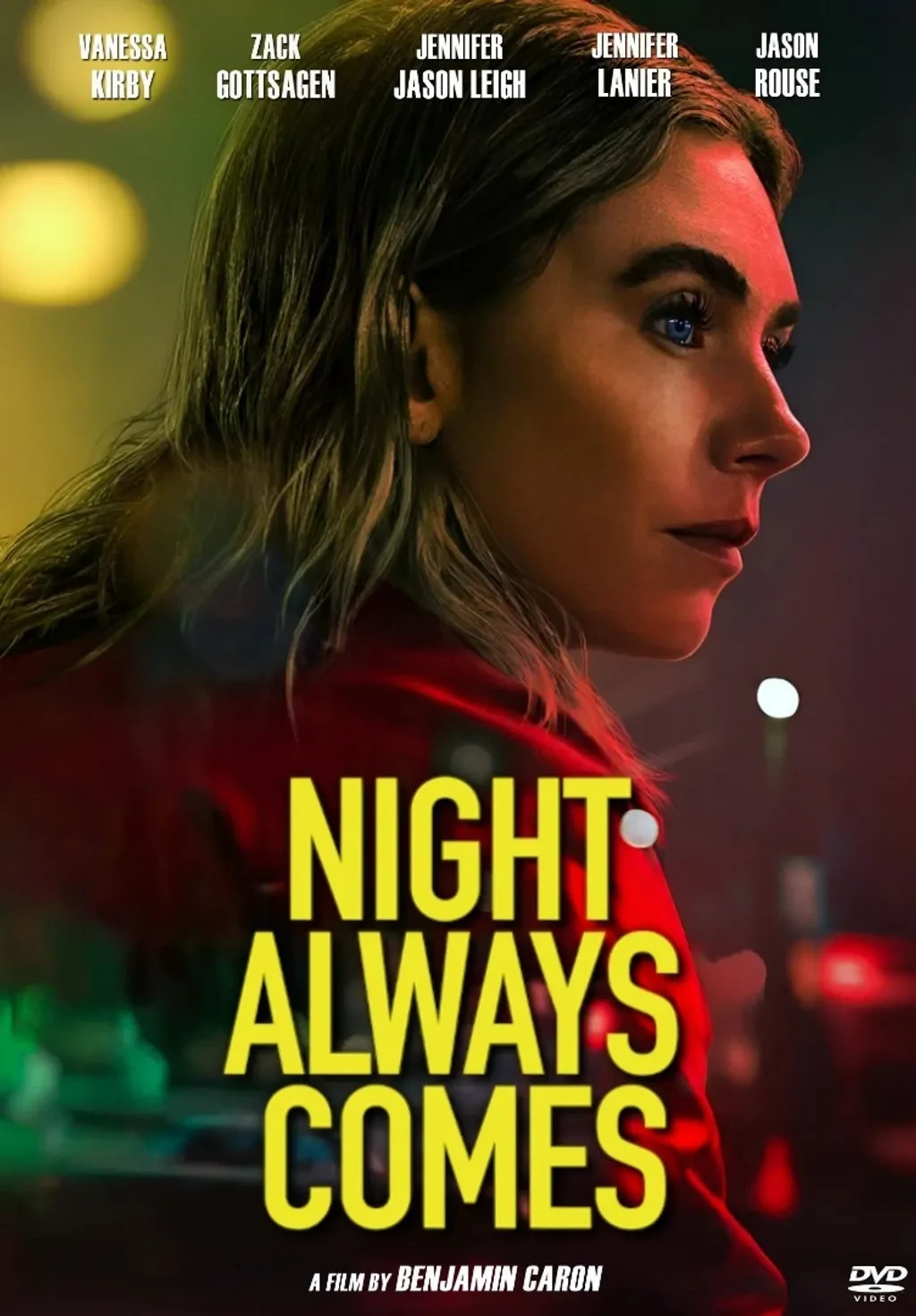 Night Always Comes (2025) DVD, Brand New, Sealed ( Custom Dvd ) Free Ship