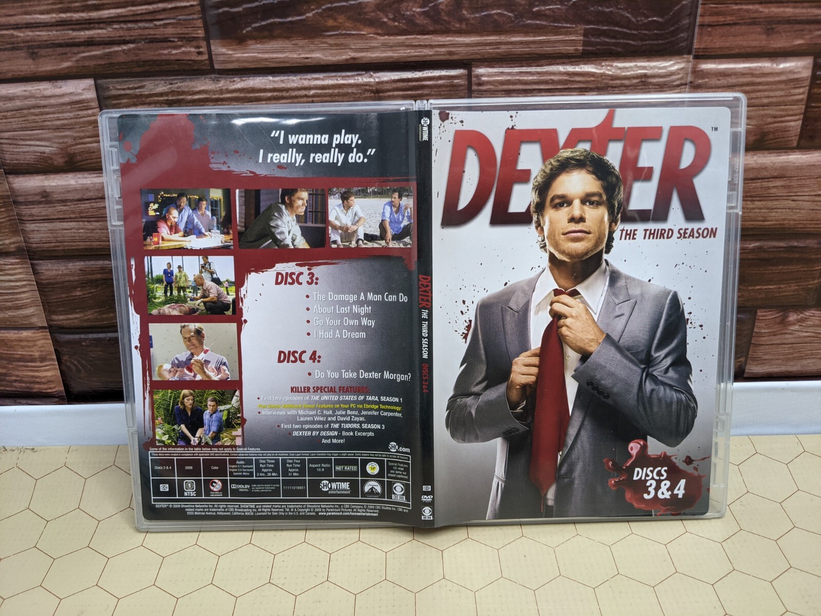 Dexter 3 Season Bundle 1 2 & 3 (DVD 3 Sets 12 DVDs 2007-2009 Showtime Ent)