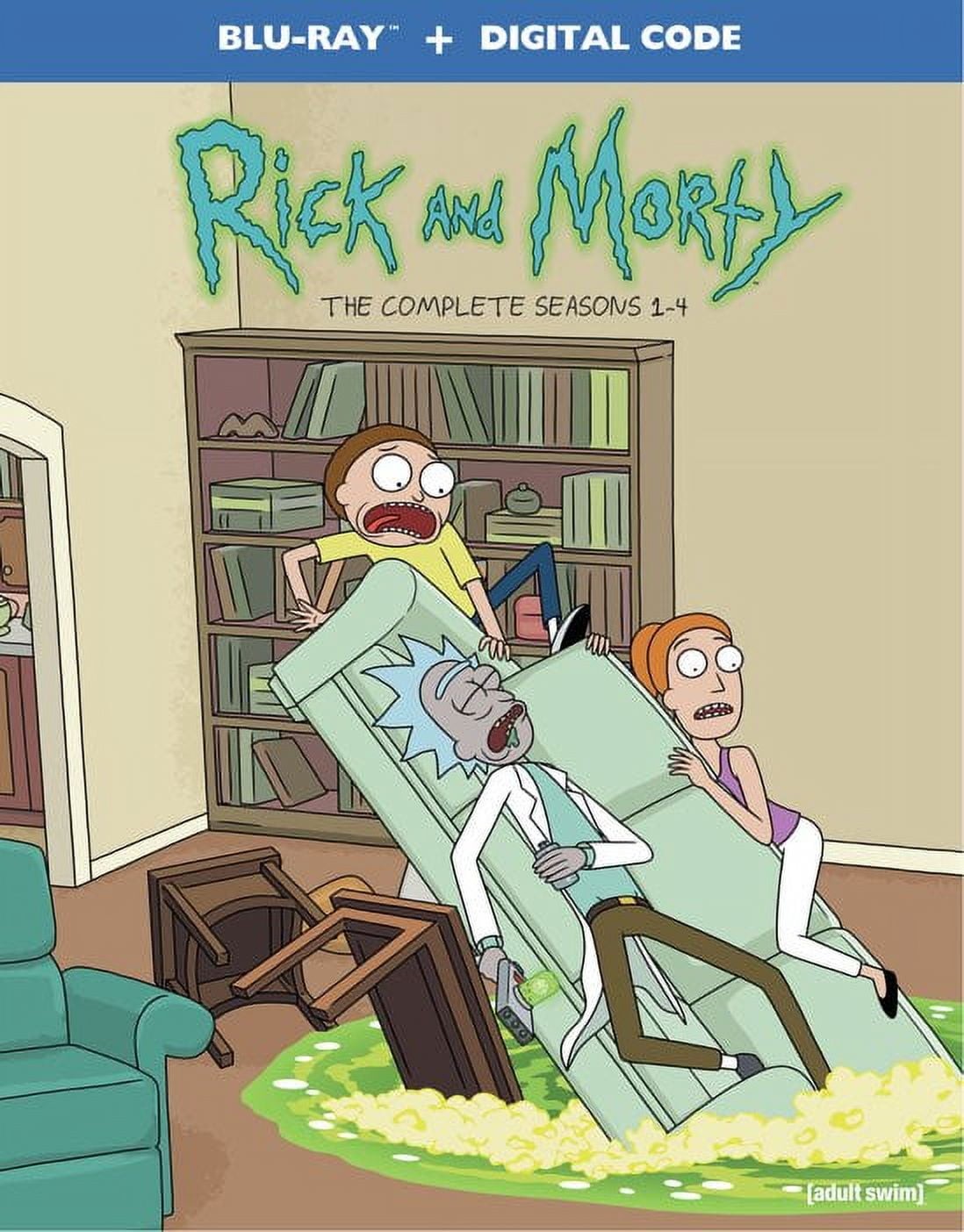 Warner Brothers Rick and Morty: Seasons 1-4 (Blu-ray)New