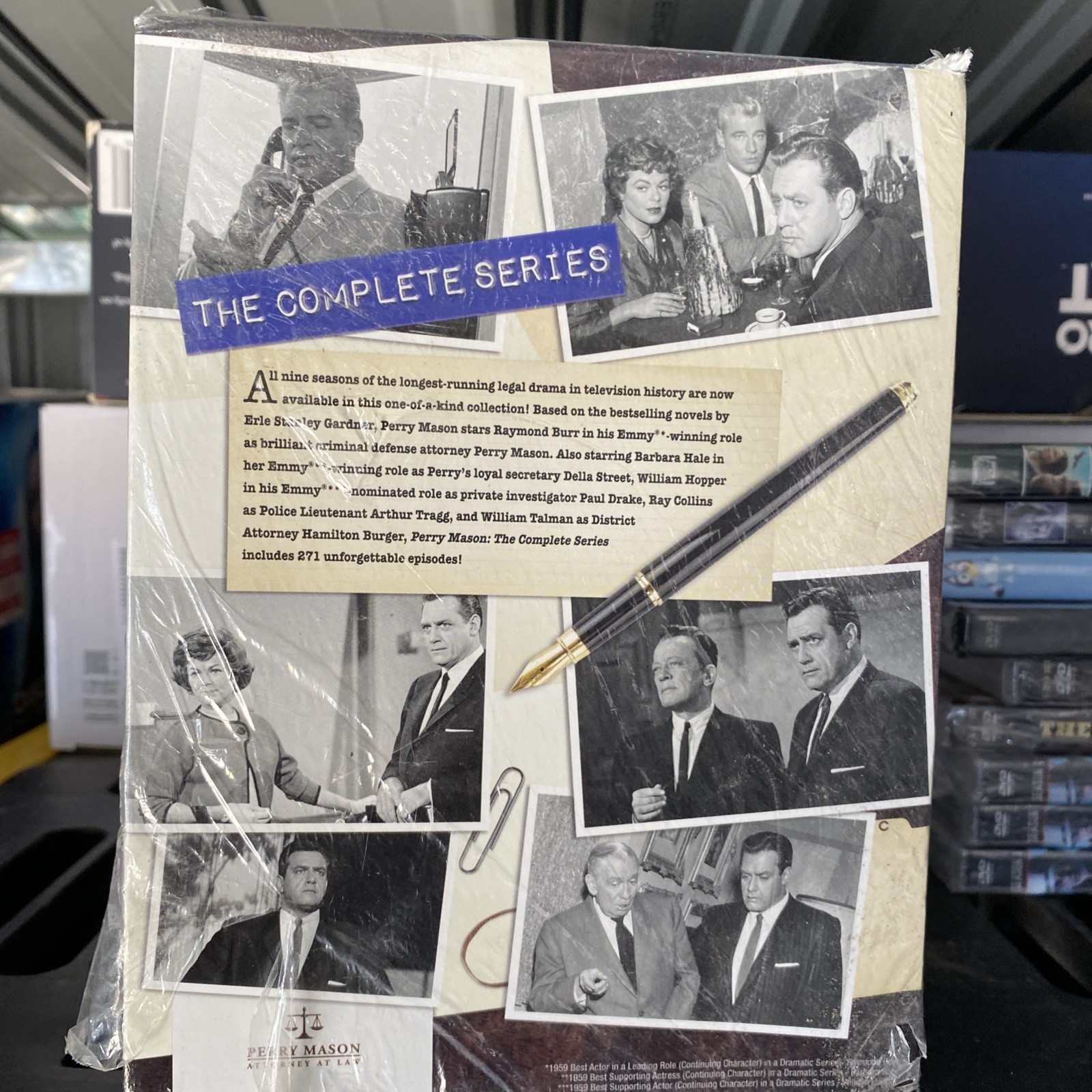 Perry Mason Complete Series 72 Disc Box Set Raymond Burr Classic TV Show