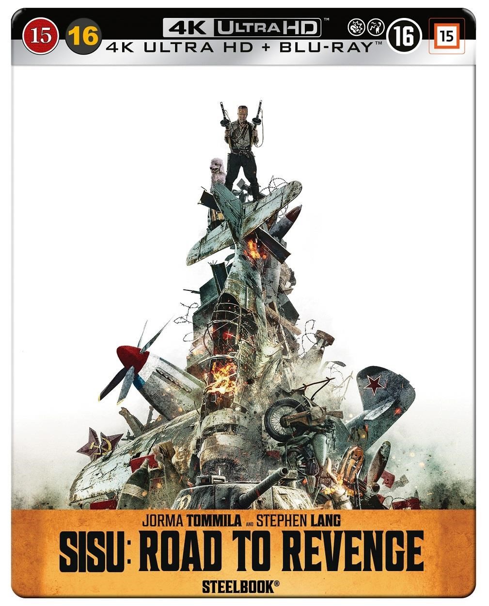 Sisu – Road To Revenge Steelbook (4K UHD Blu-ray) Jorma Tommila (UK IMPORT)
