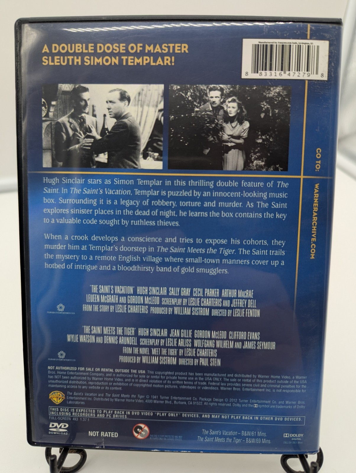 The Saint Double Feature: The Saint’s Vacation / The Saint Meets the Tiger DVD