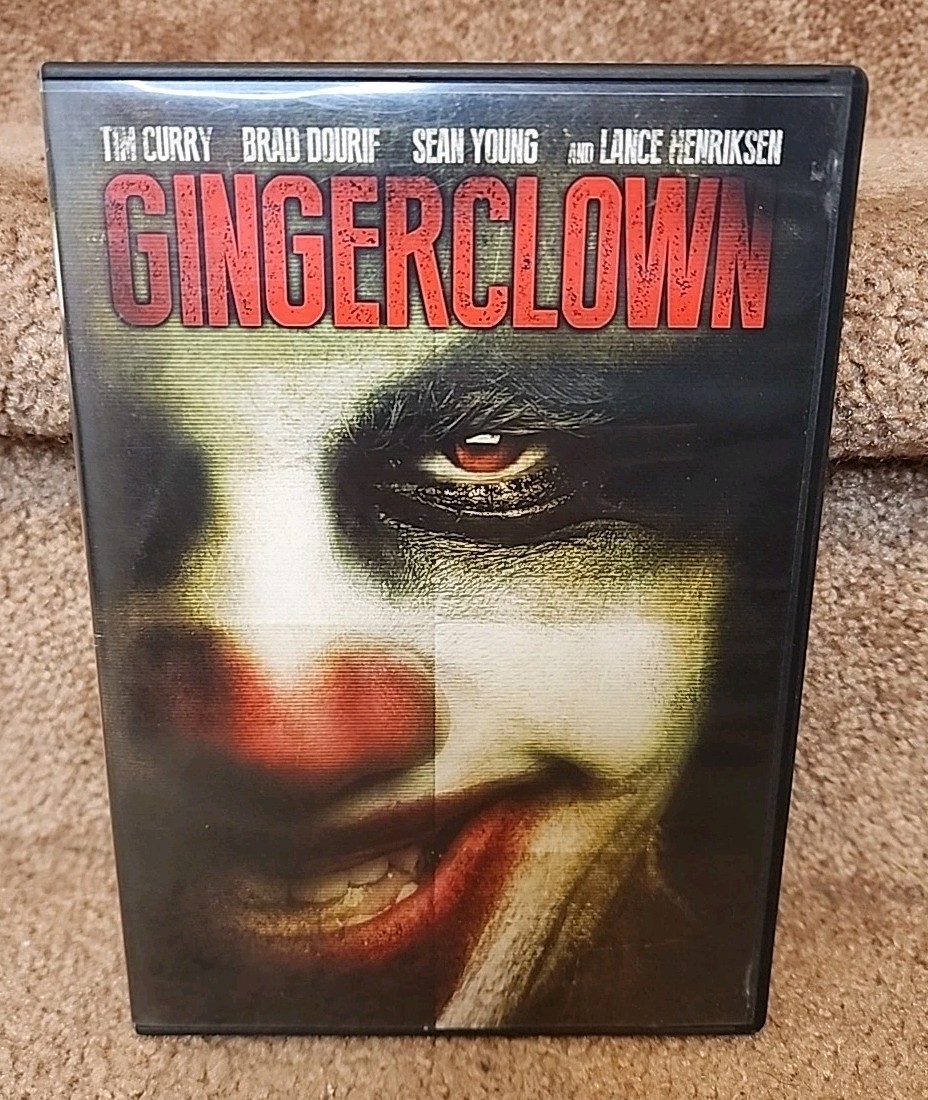 Gingerclown (DVD, 2014) Tim Curry Brad Dourif Lance Henriksen – Horror —